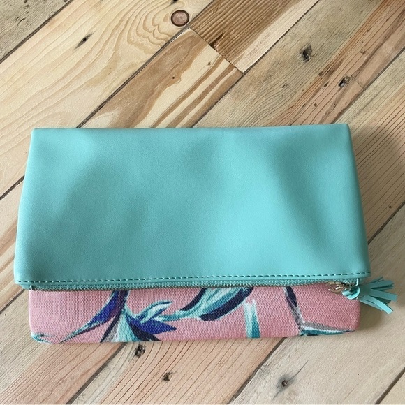 RACHEL PALLY | NWOT | Zippered | Clutch | Purse | Tropical Pattern | Reversible - Picture 6 of 7